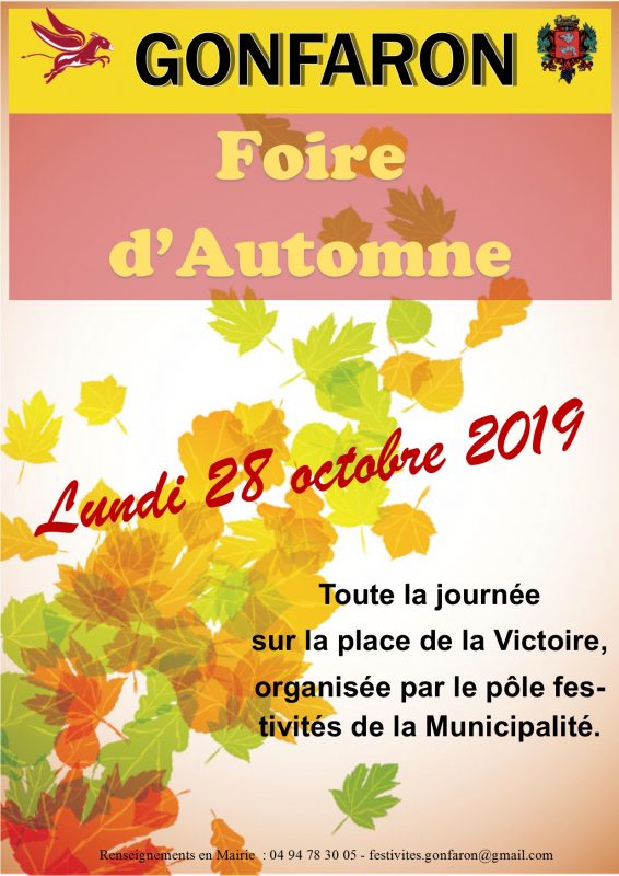 foire automne gonfaron